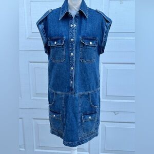 Women Aritzia Re / done denim mini dress XS